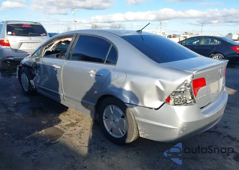 2008 Honda Civic Hybrid z USA, uszkodzony, nr VIN JHMFA36268S000391